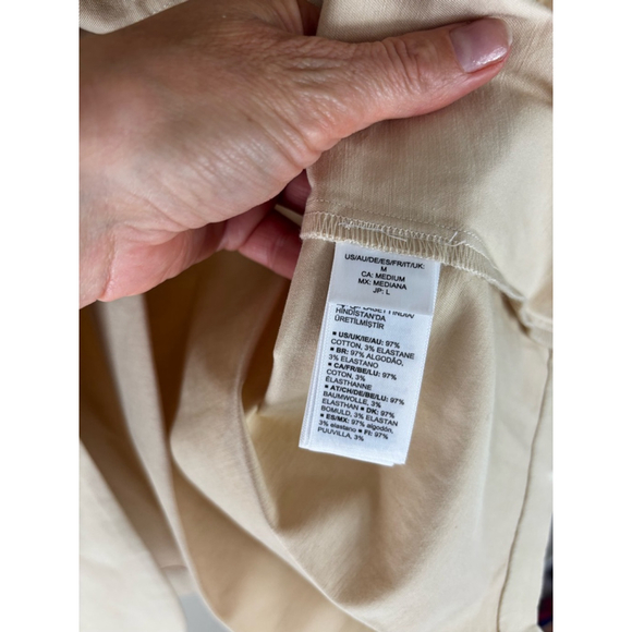 Women's The Drop Blazer Size M Beige Convertible Fit - Picture 4 of 7